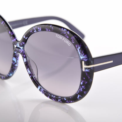 Tom Ford Gisella Sunglasses TF388 Purple Havana 7 of 8