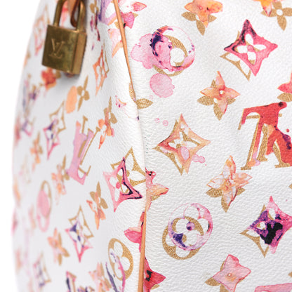 Louis Vuitton Watercolor Aquarelle Speedy 35 White 17 of 19