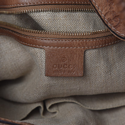 Gucci Guccissima Old Libeccio Medium New Jackie Hobo Old Naturale 6 of 11