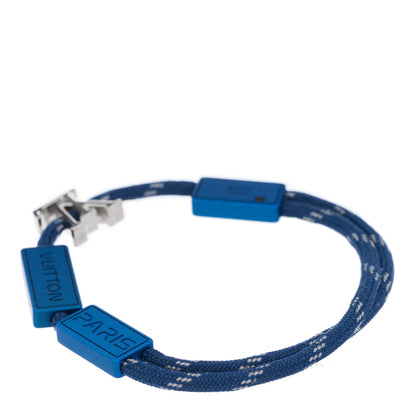 Louis Vuitton Nylon LV Satellite Bracelet Blue 2 of 3