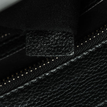 Celine Drummed Calfskin Mini Luggage Black 7 of 8