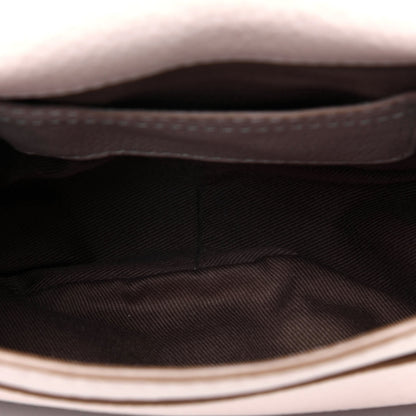 Chloe Calfskin Mini Marcie Round Crossbody Bag Abstract White 6 of 22