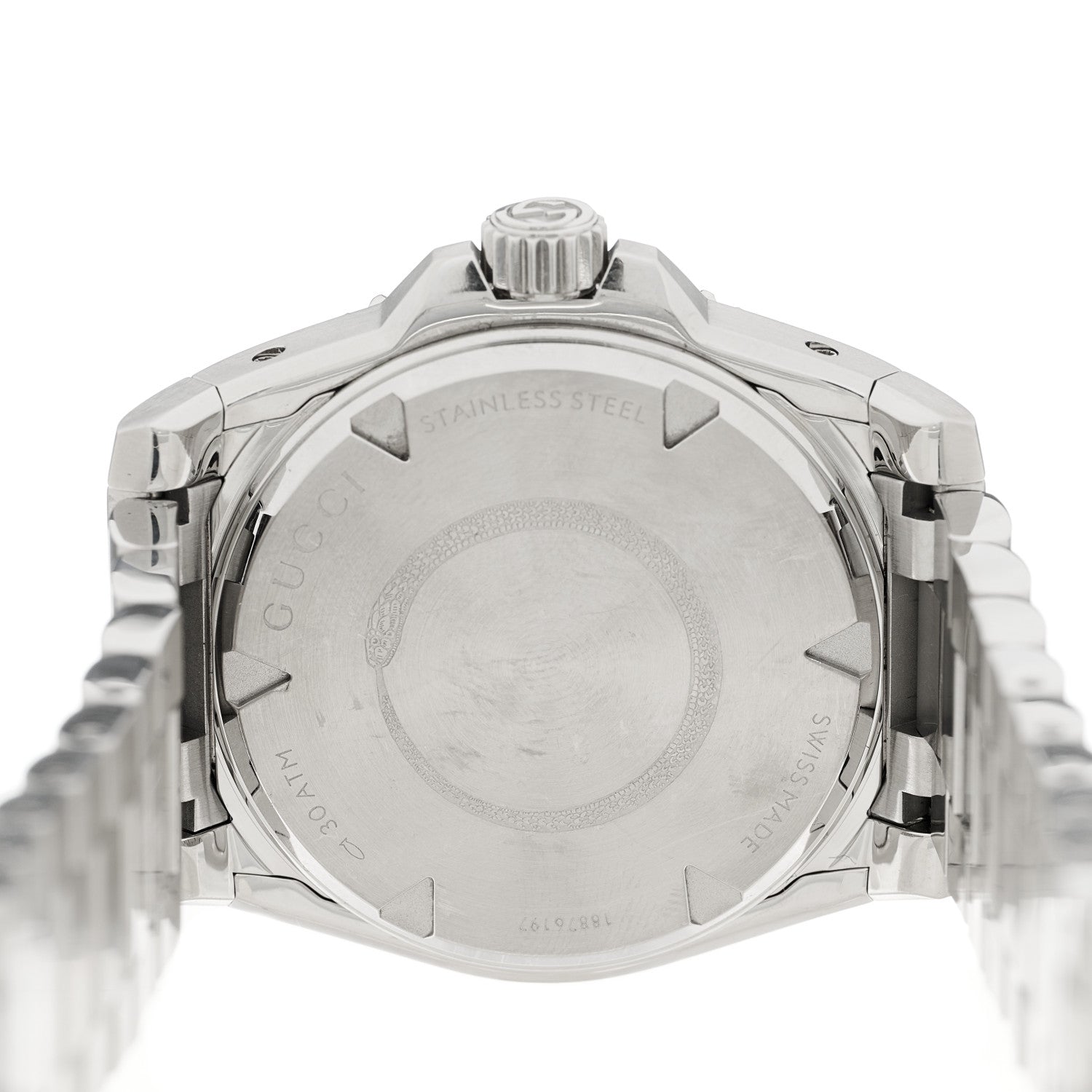 Gucci Stainless Steel 40mm Dive Automatic Watch Silver 4 of 4