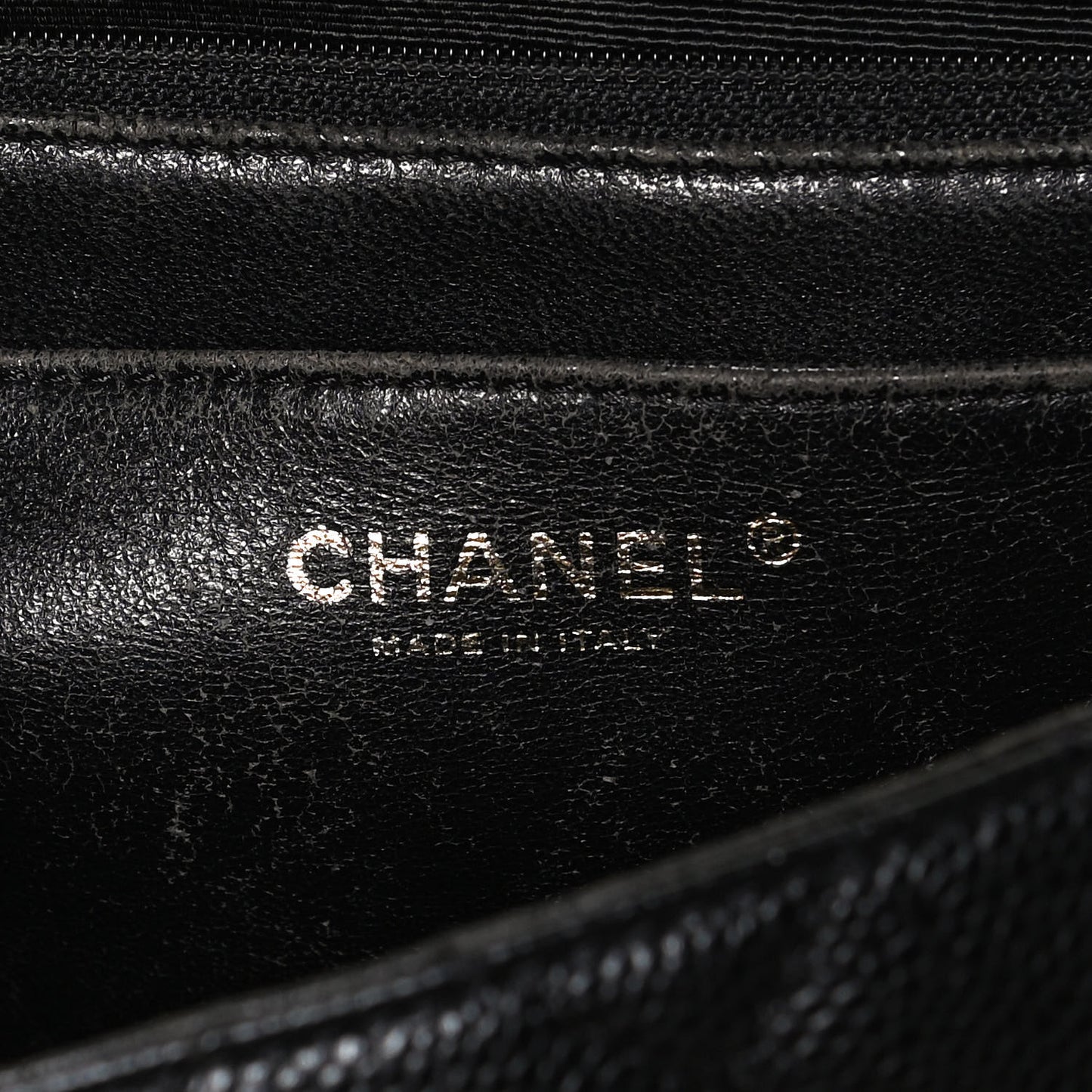 Caviar Quilted Jumbo Kelly Flap Black