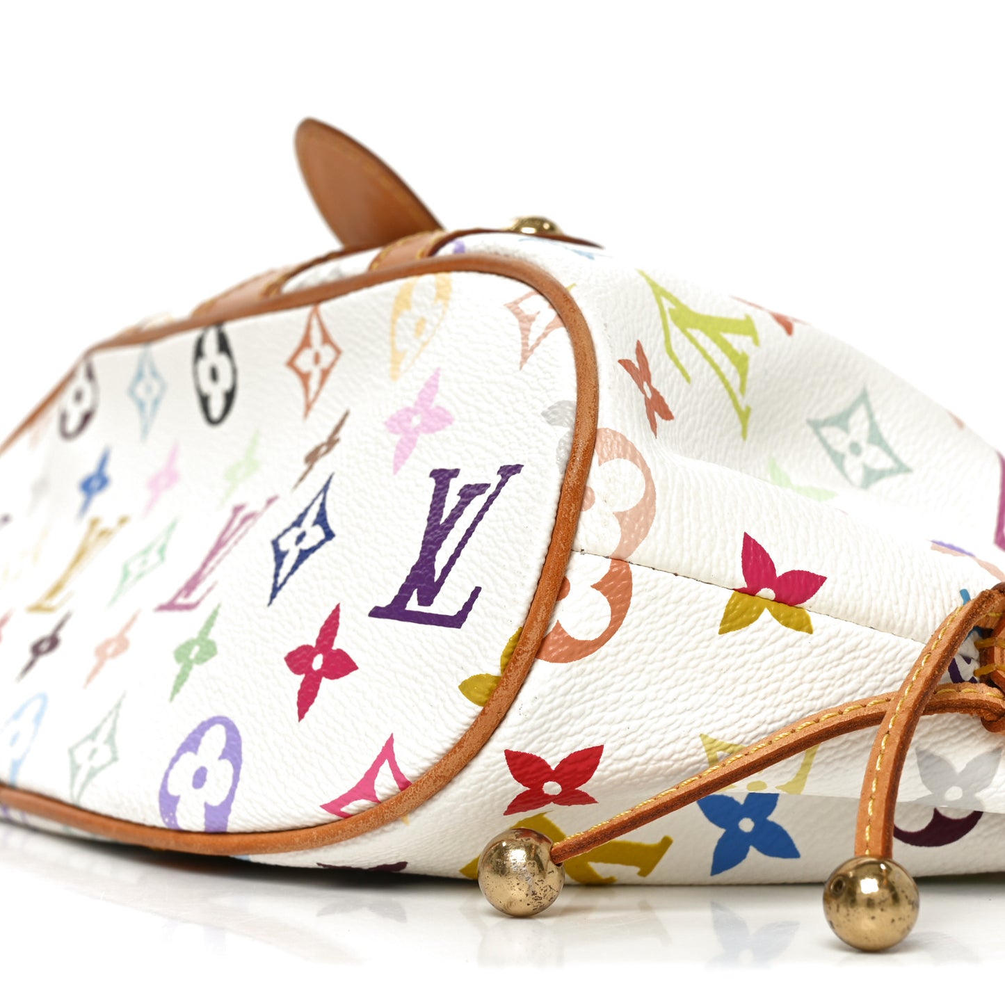 Monogram Multicolor Theda GM White