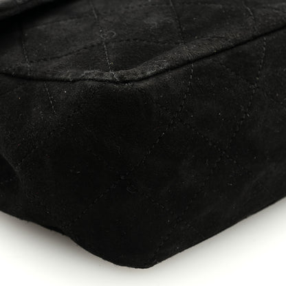 Chanel Suede Quilted Mini Square Flap Black 8 of 10