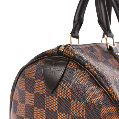 Louis Vuitton Damier Ebene Speedy 30 9 of 14
