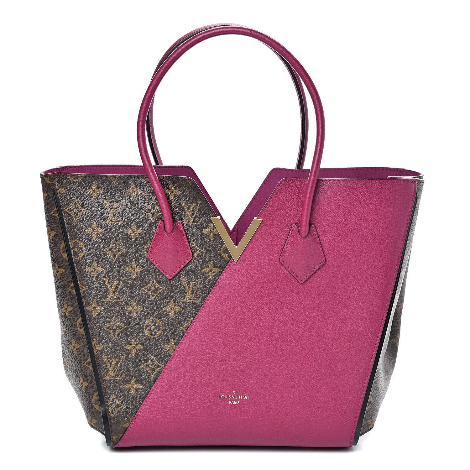 Louis Vuitton Calfskin Monogram Kimono Tote Grape 1 of 14