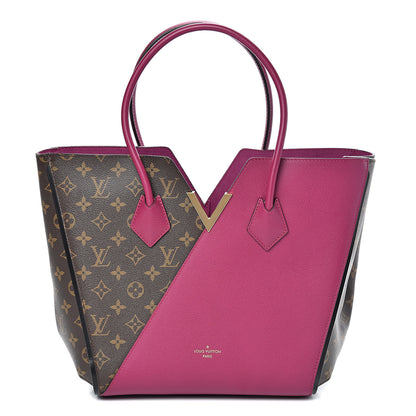 Louis Vuitton Calfskin Monogram Kimono Tote Grape 1 of 14