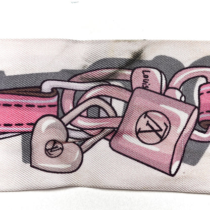 Louis Vuitton Silk Monogram A la Folie BB Bandeau Light Pink 4 of 4