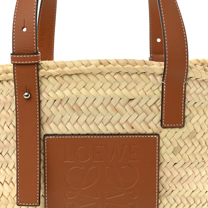 Loewe Raffia Medium Basket Tote Bag Natural Tan 8 of 10