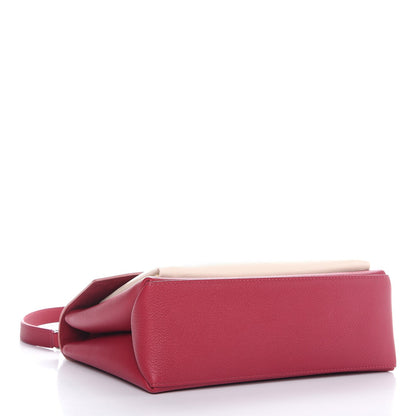 Louis Vuitton Soft Calfskin My Lockme Top Handle Rose Boudoir Lie de Vin Creme 4 of 7