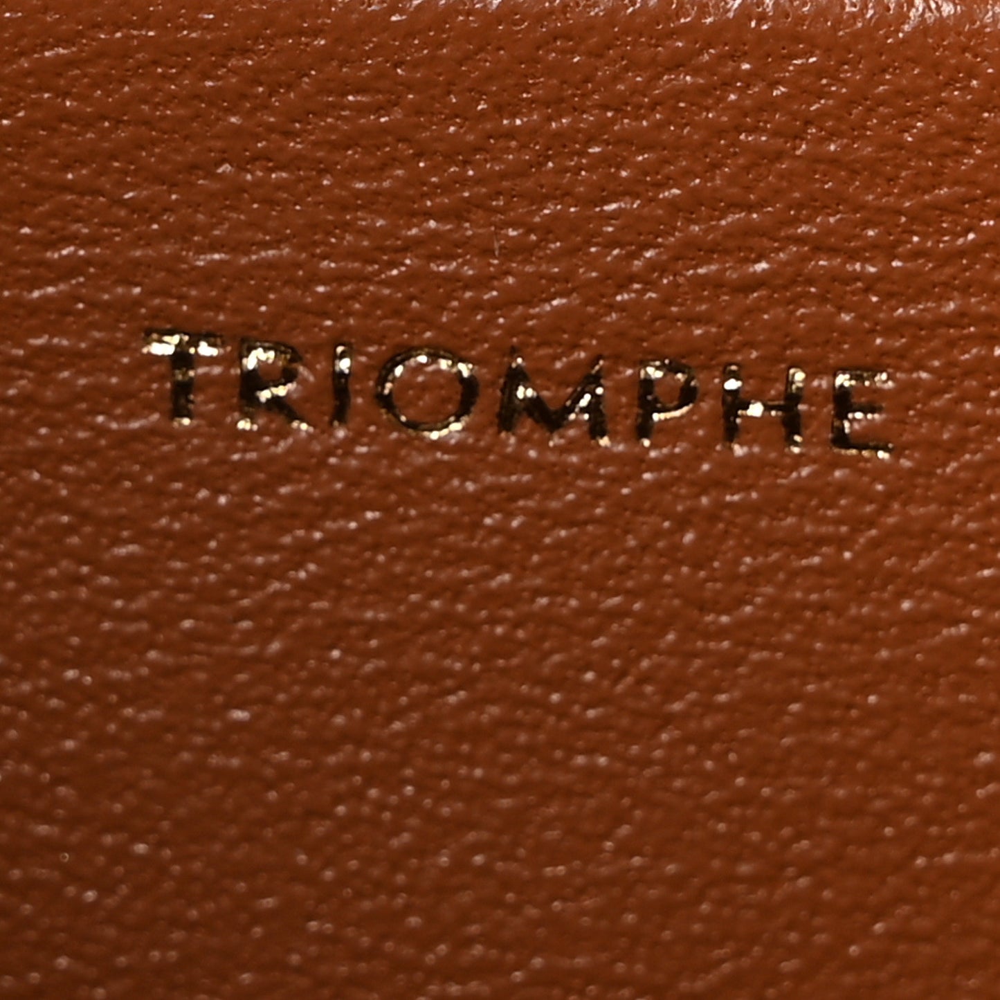 Triomphe Canvas Calfskin Medium Triomphe Bag Tan