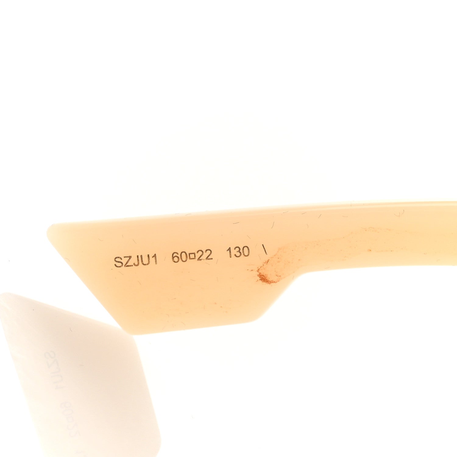 Christian Dior Acetate DiorSo Light 1 Shield Sunglasses Ivory 8 of 9