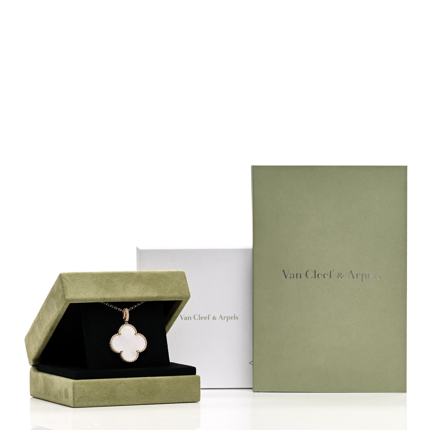 Van Cleef & Arpels 18K Yellow Gold Mother of Pearl Magic Alhambra Long Necklace 6 of 6