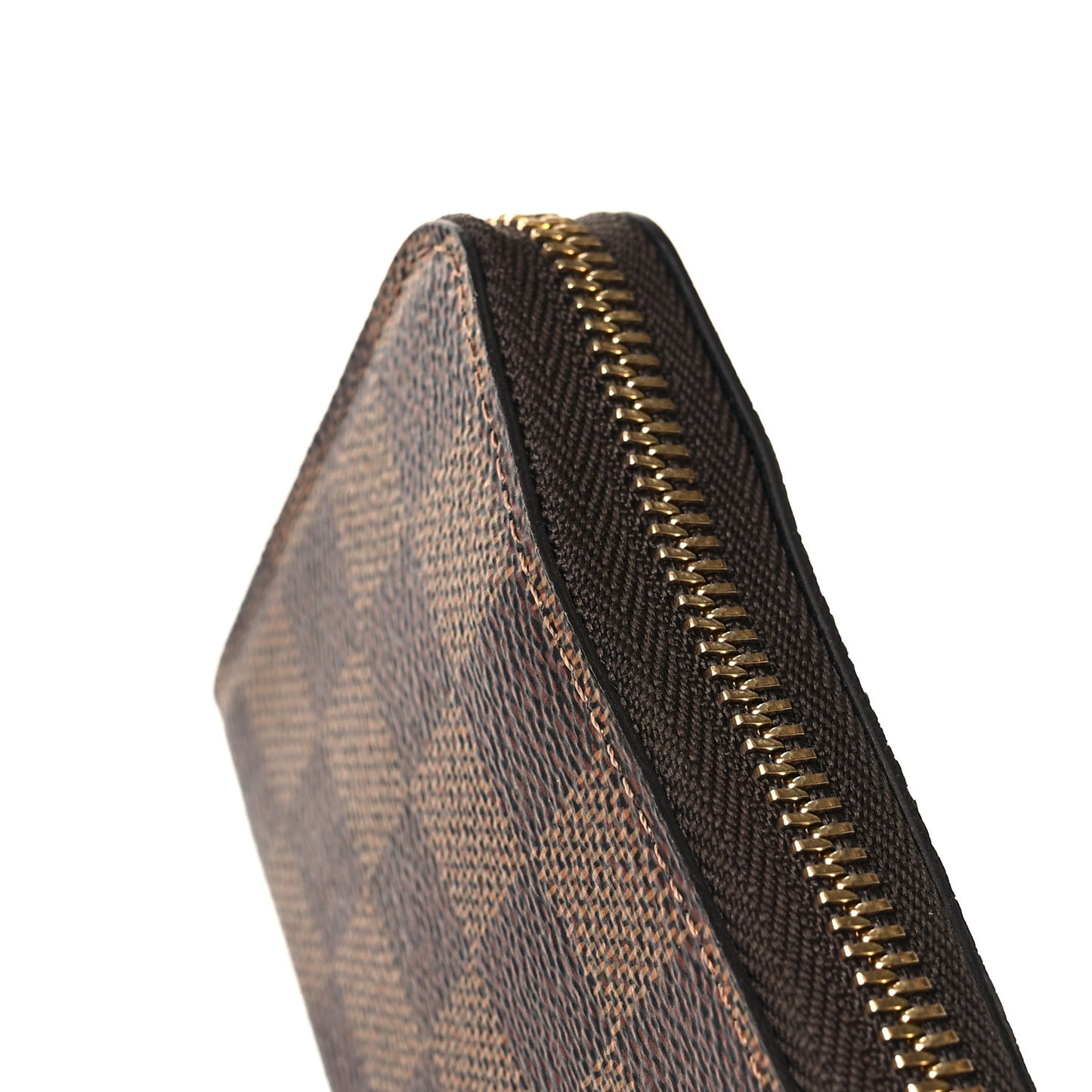 Damier Ebene Clemence Wallet Cherry