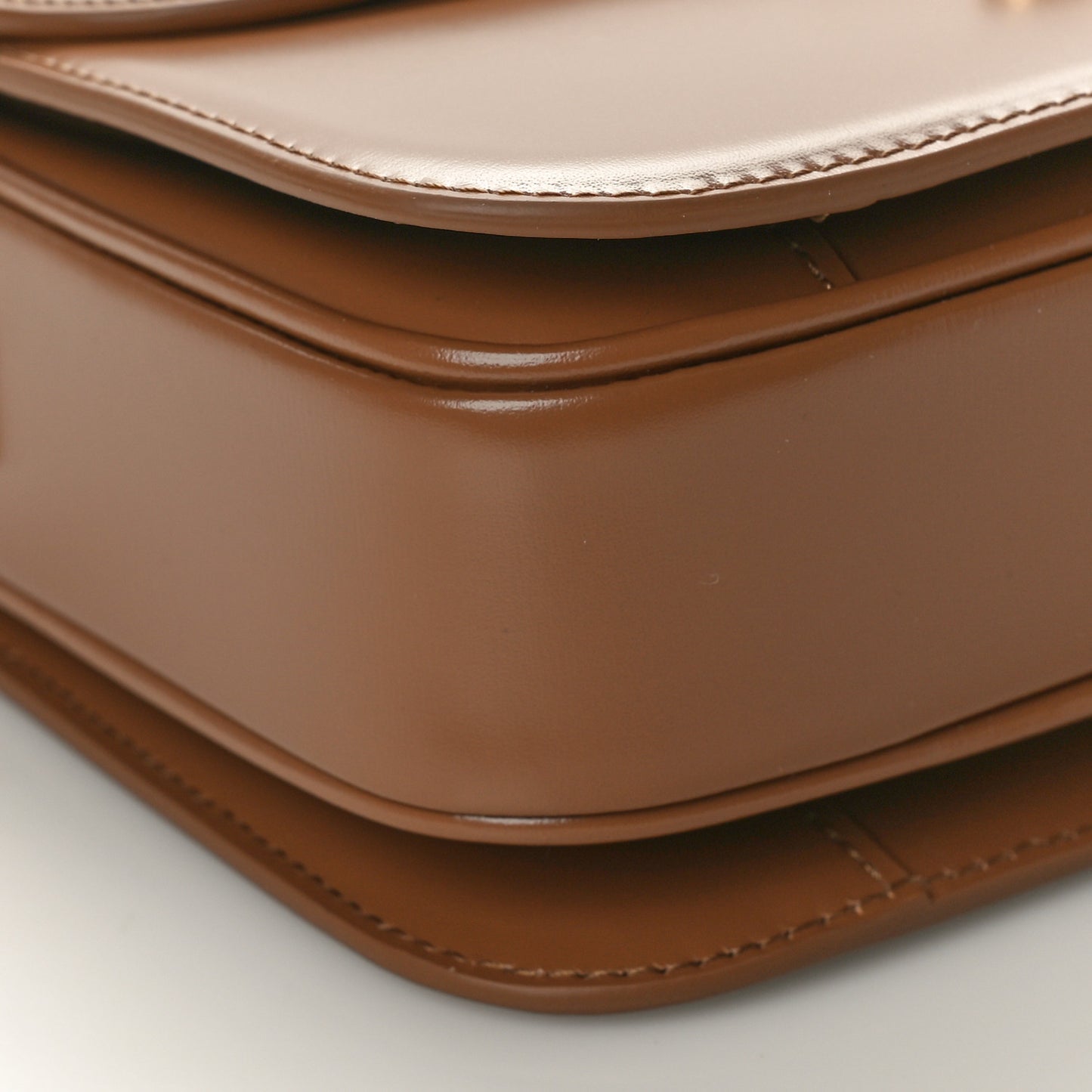 Shiny Calfskin Medium Triomphe Bronze