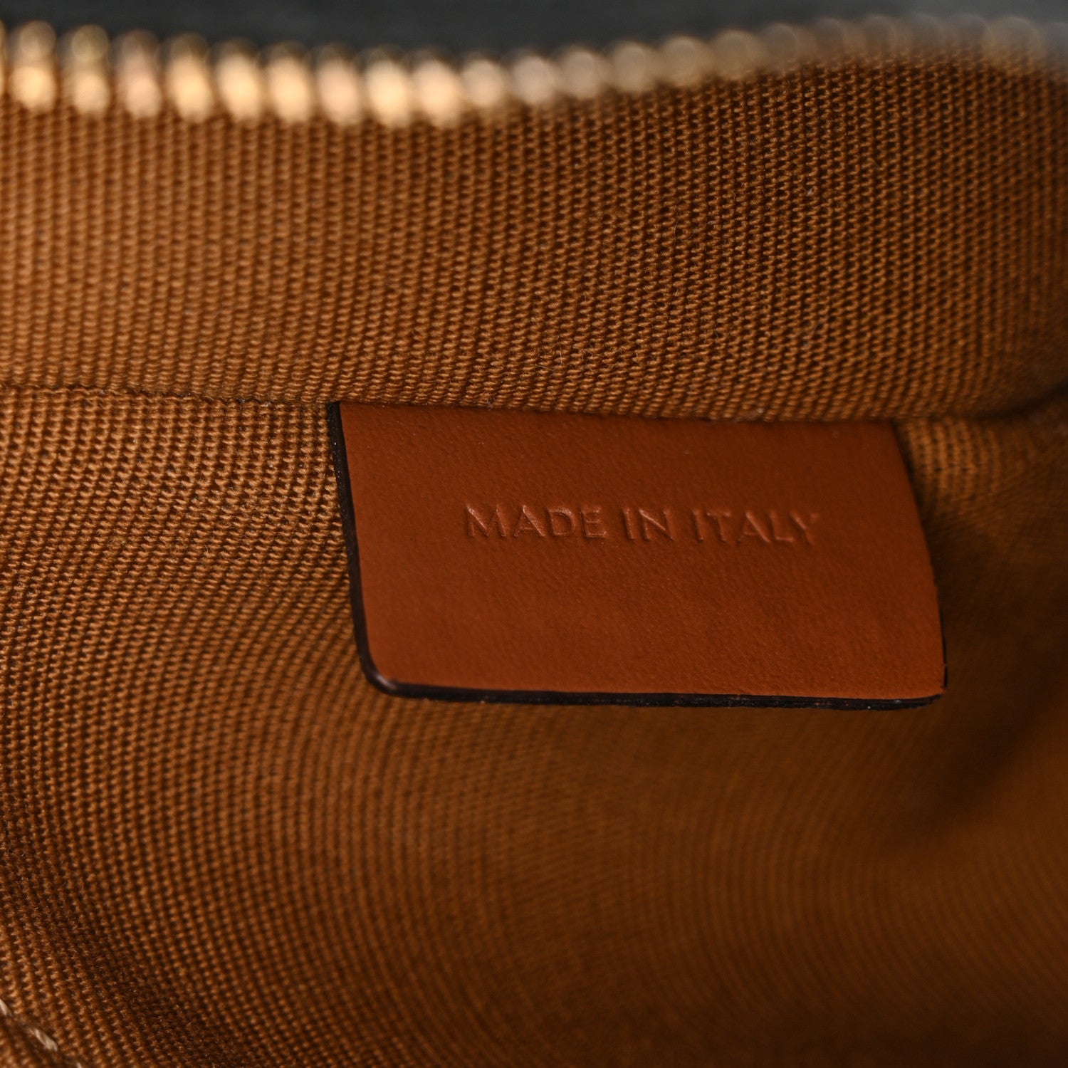 Celine Triomphe Canvas Calfskin Ava Shoulder Bag Tan 6 of 10
