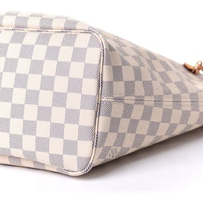 Louis Vuitton Damier Azur Neo Neverfull MM Rose Ballerine 11 of 11