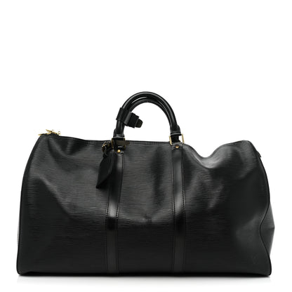 Louis Vuitton Epi Keepall 50 Black 1 of 23