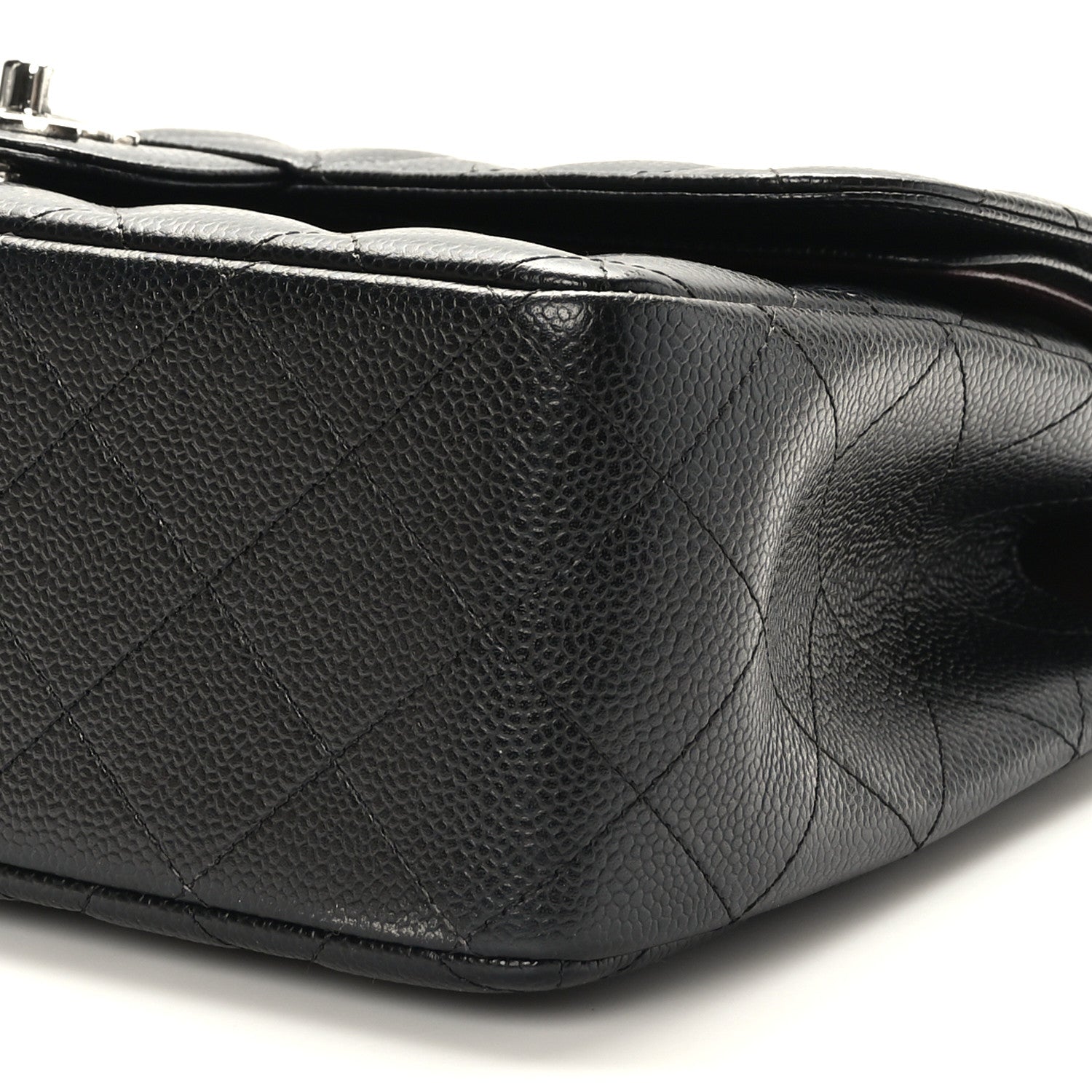 Chanel Caviar Quilted Jumbo Double Flap Black 8 of 8