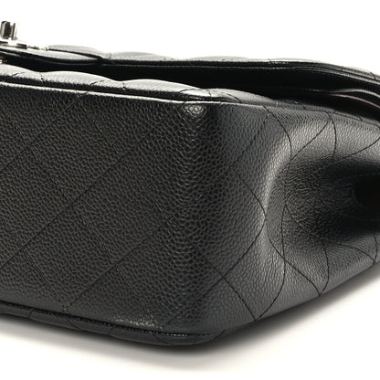 Chanel Caviar Quilted Jumbo Double Flap Black 8 of 8