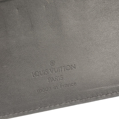 Louis Vuitton Mat Monogram Medium Ring Agenda Cover Black 6 of 10