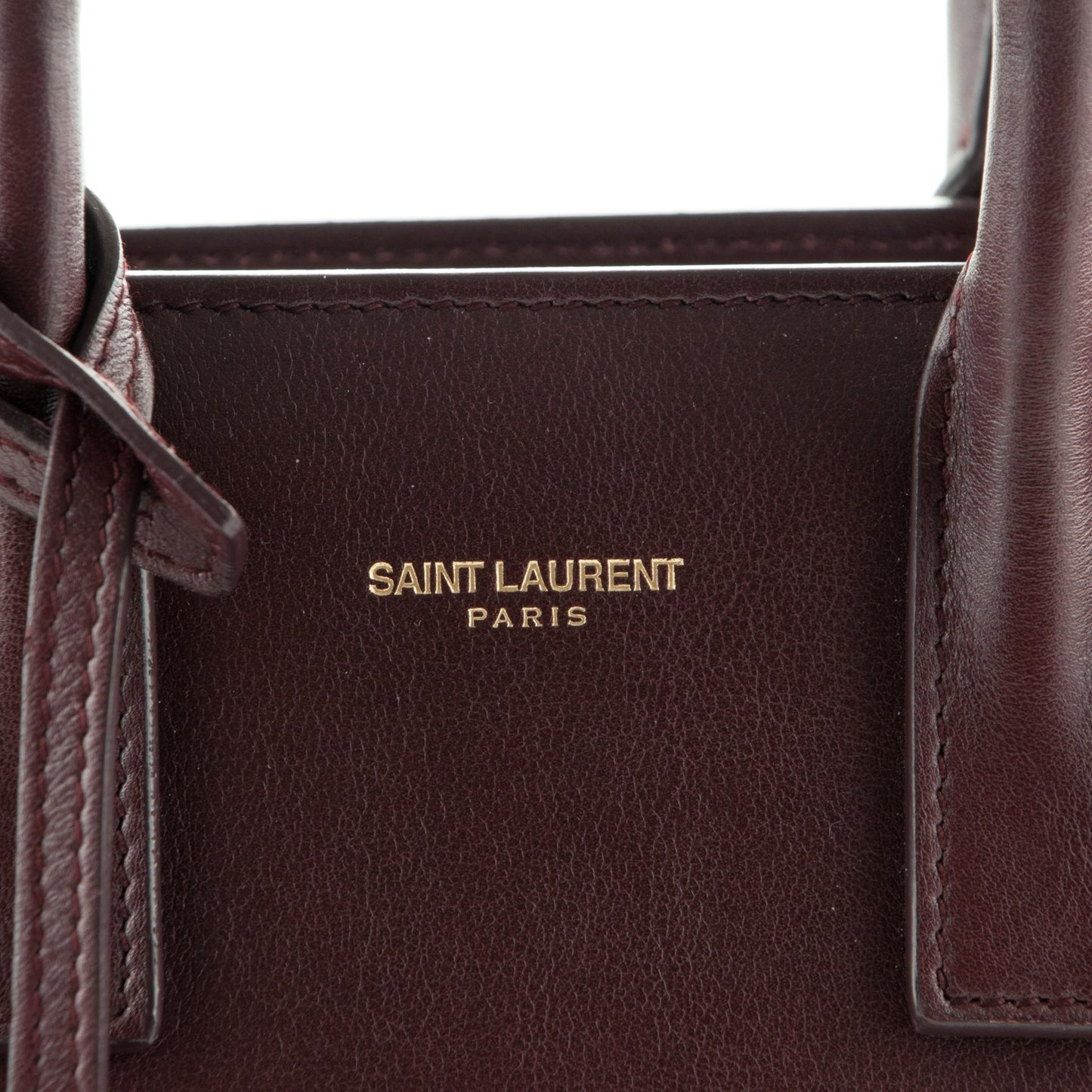 Calfskin Nano Sac De Jour Dark Amaranto