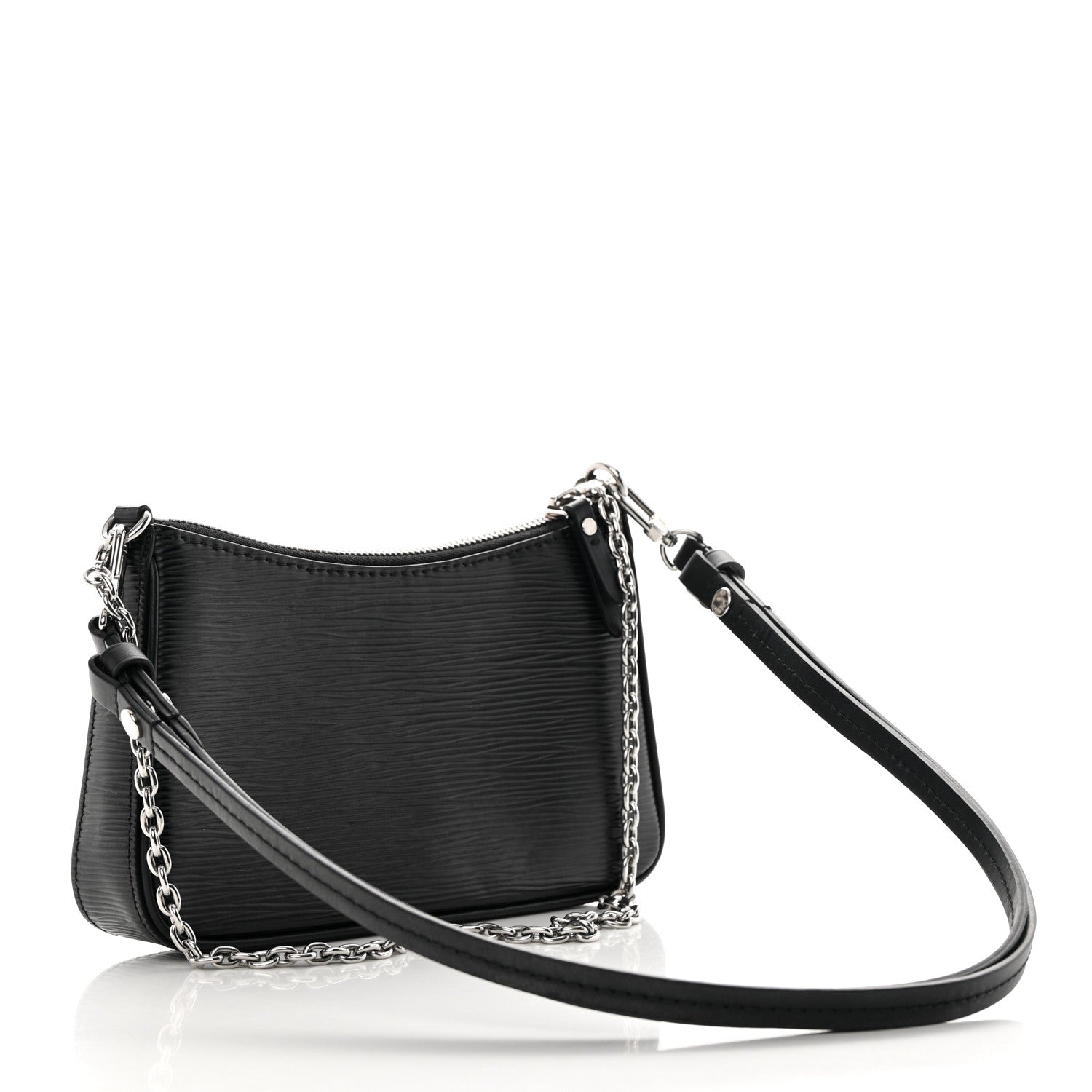 Louis Vuitton Epi Easy Pouch On Strap Black 3 of 11