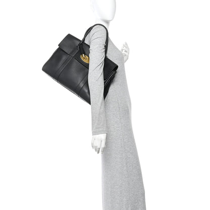 Mulberry Small Classic Grain Bayswater Black 2 of 10