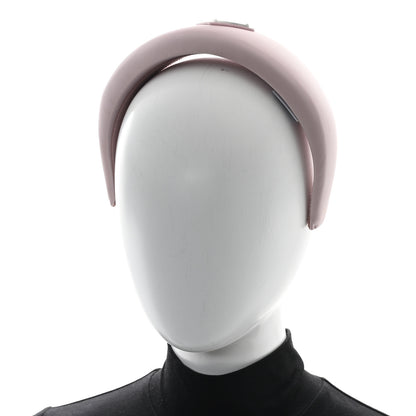 Prada Re-Nylon Triangle Logo Headband Alabastro 2 of 7