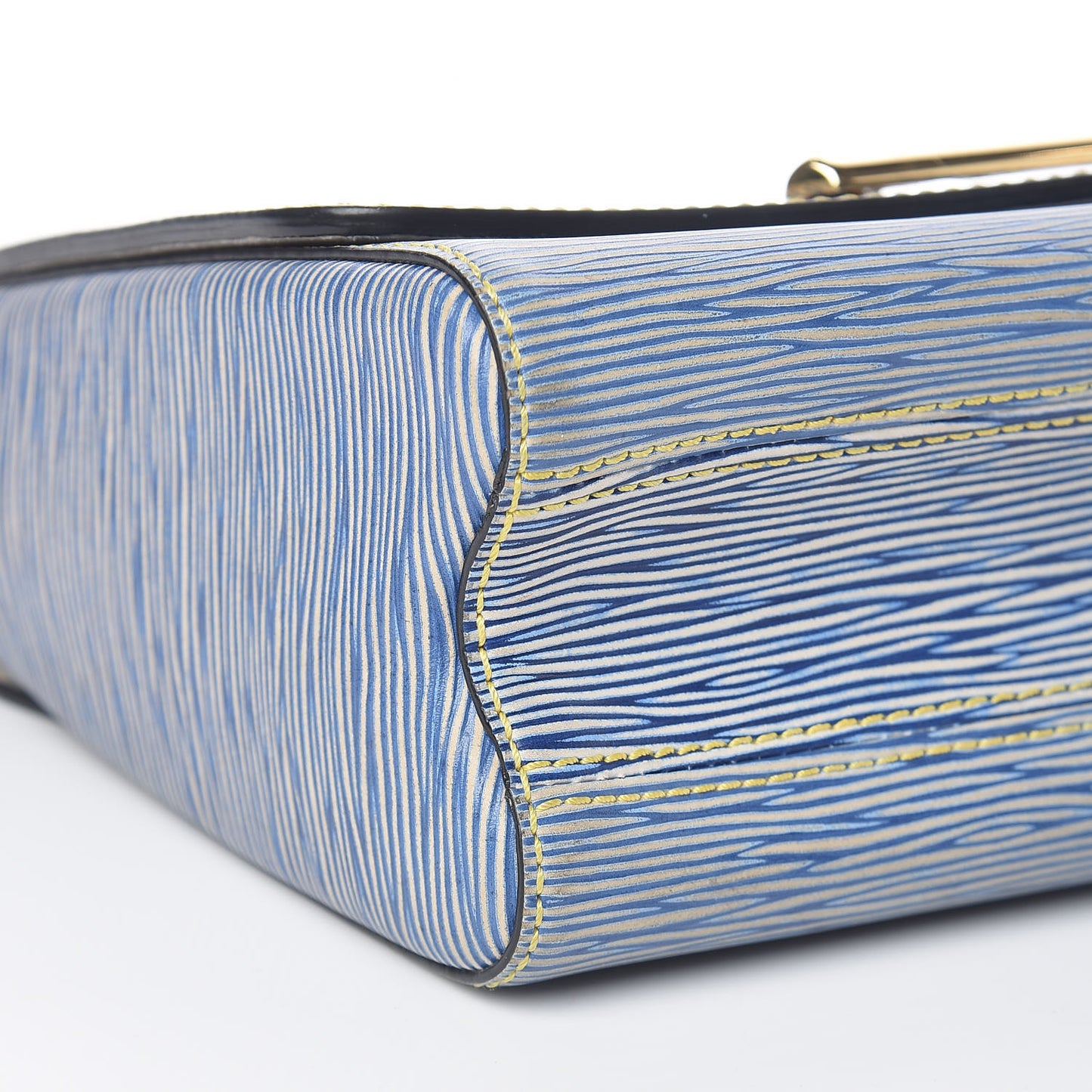Epi Twist Shoulder Bag MM Denim Light