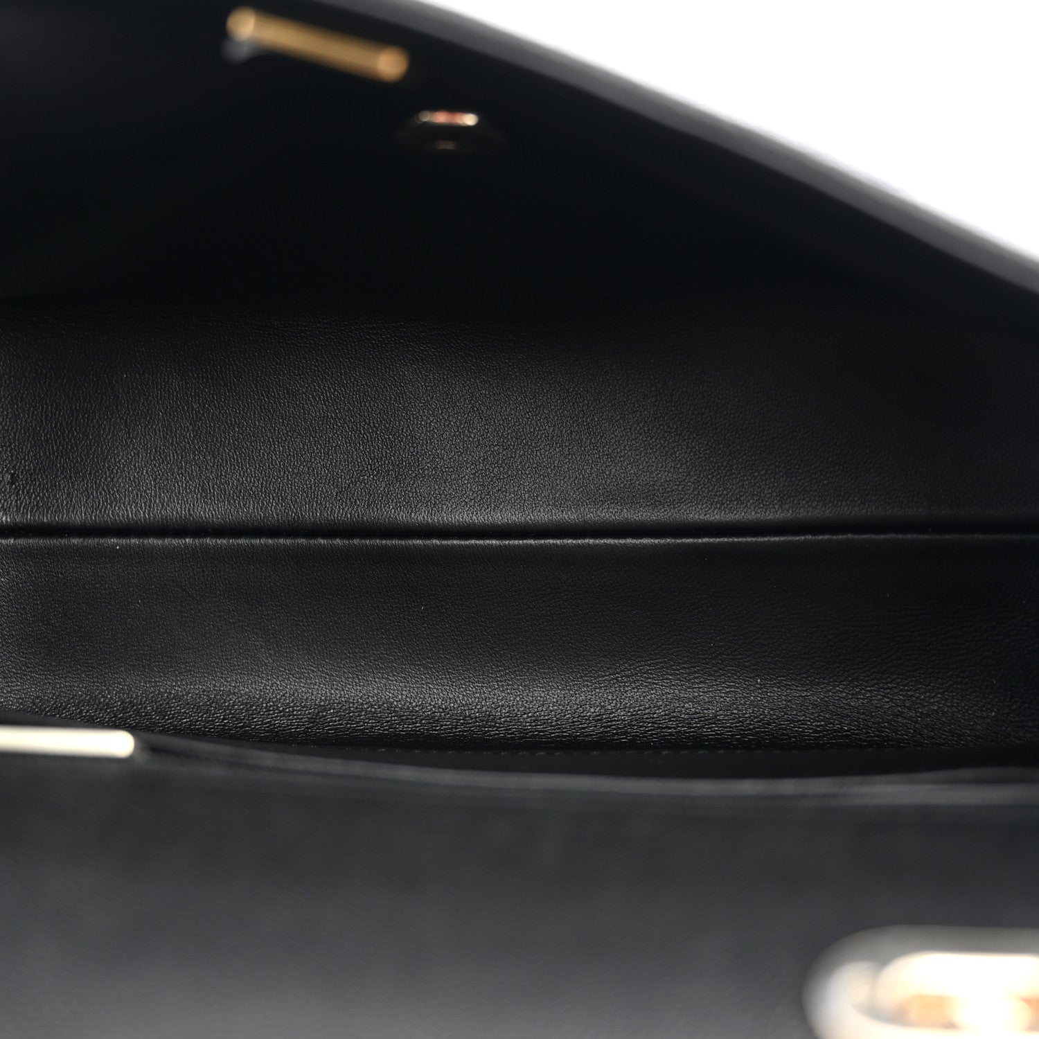 Chanel Caviar Quilted Retro Mini Twist Top Handle Clutch Flap Black 5 of 10