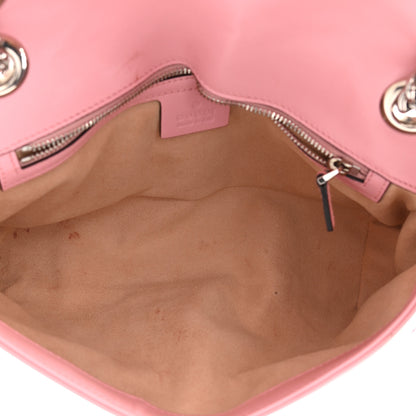 Gucci Calfskin Matelasse Small GG Marmont Shoulder Bag Wild Rose 5 of 15