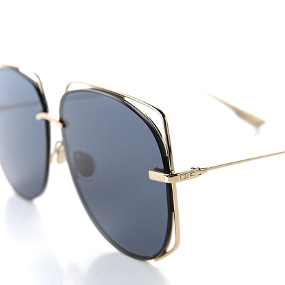 Christian Dior Metal Stellaire 6 Sunglasses Gold Blue 7 of 8