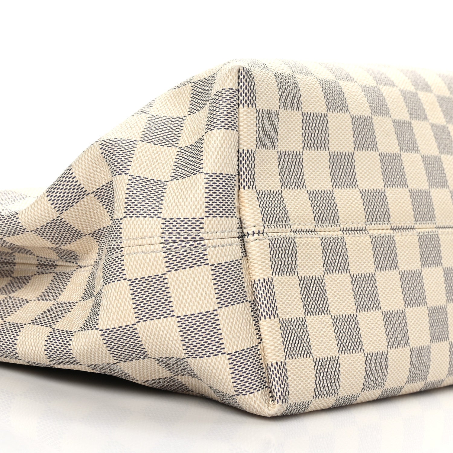 Louis Vuitton Damier Azur Graceful MM Rose Ballerine 7 of 8