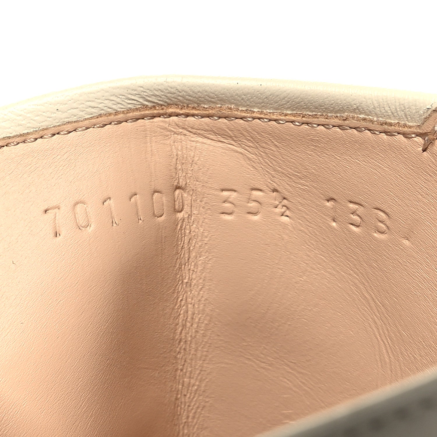 Gucci Kensington Calfskin Nappa GG Supreme Monogram Womens Double Buckle Ankle Boots 35.5 Mystic White Beige 6 of 9