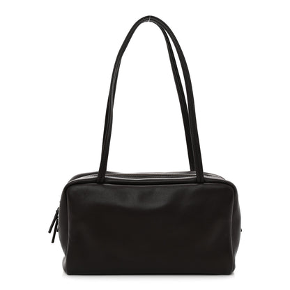 The Row Nappa Astra Bowling Bag Dark Brown Ans 1 of 9