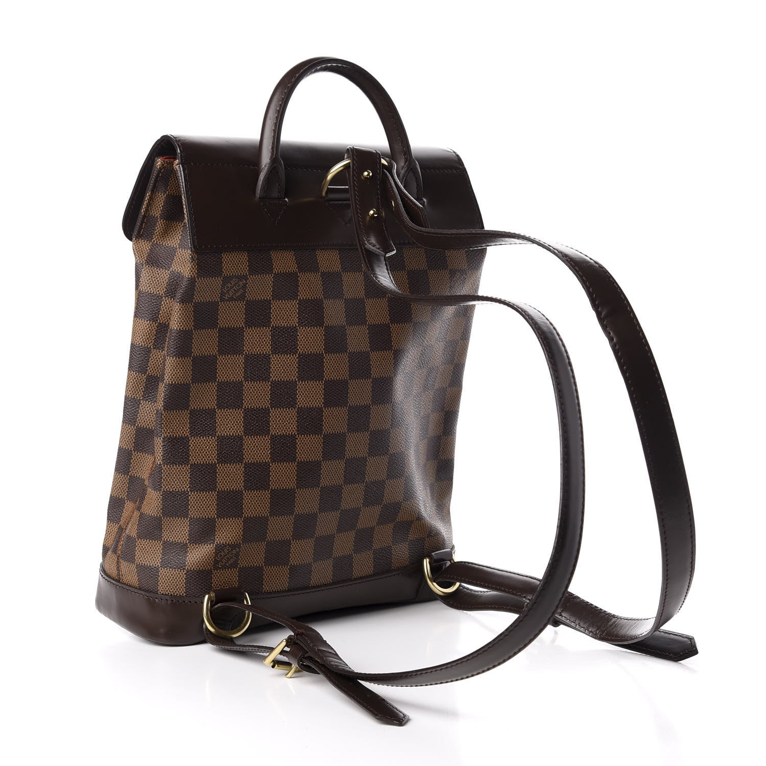 Louis Vuitton Damier Ebene Soho Backpack 2 of 7