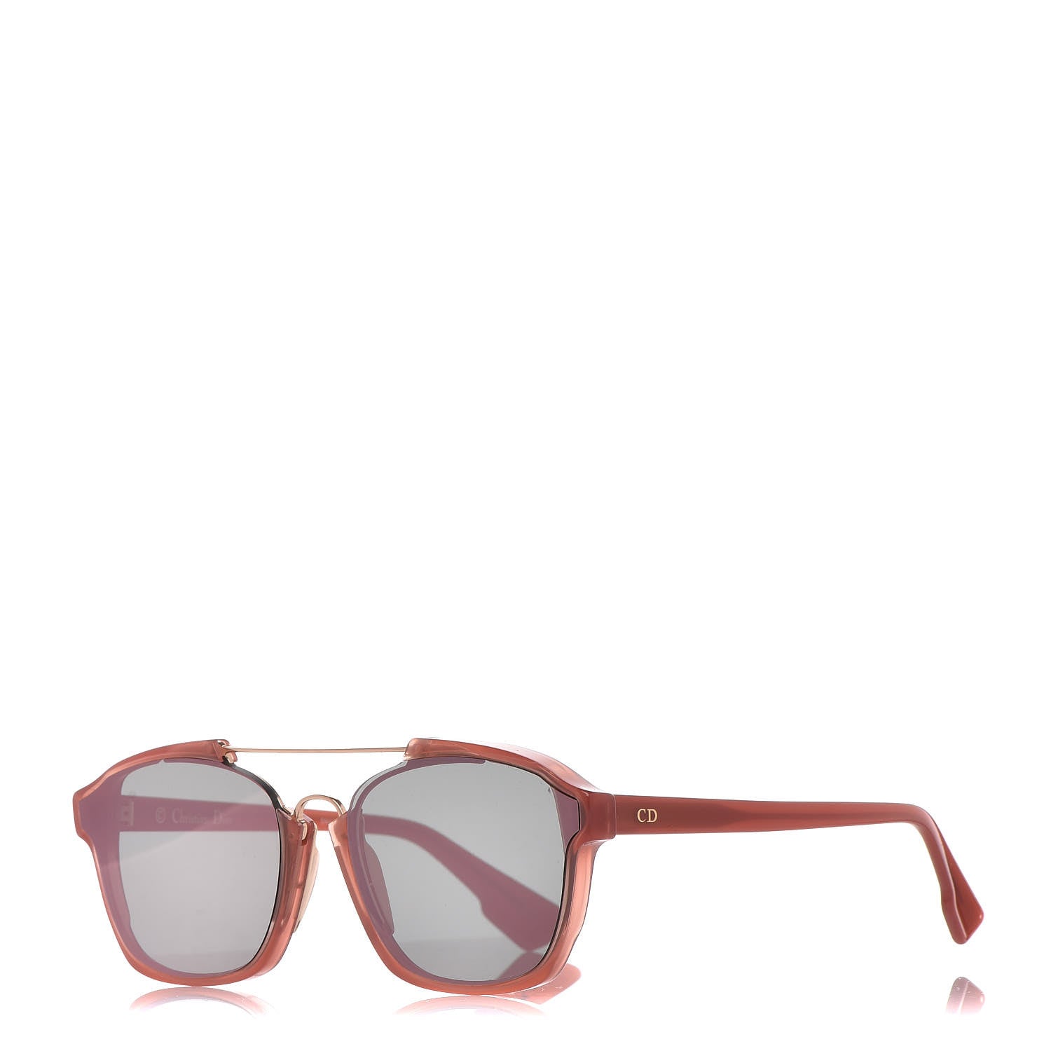 Christian Dior Abstract Square Mirrored Sunglasses Pink 1 of 8