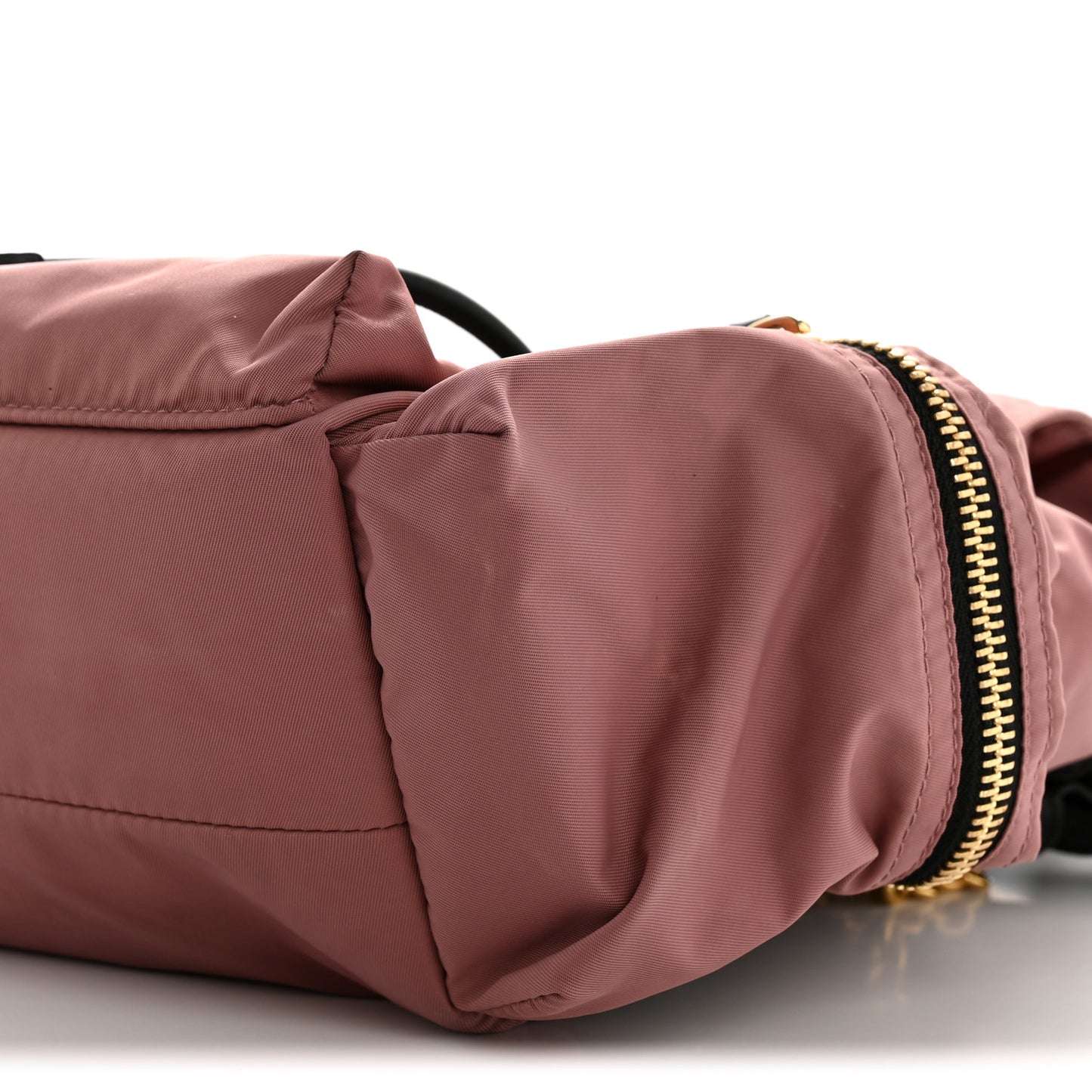 Nylon Medium Rucksack Backpack Mauve Pink