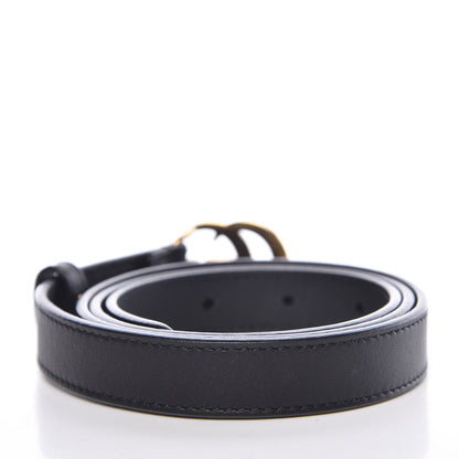 Gucci Calfskin Double G 20mm Belt 90 36 Black 3 of 6