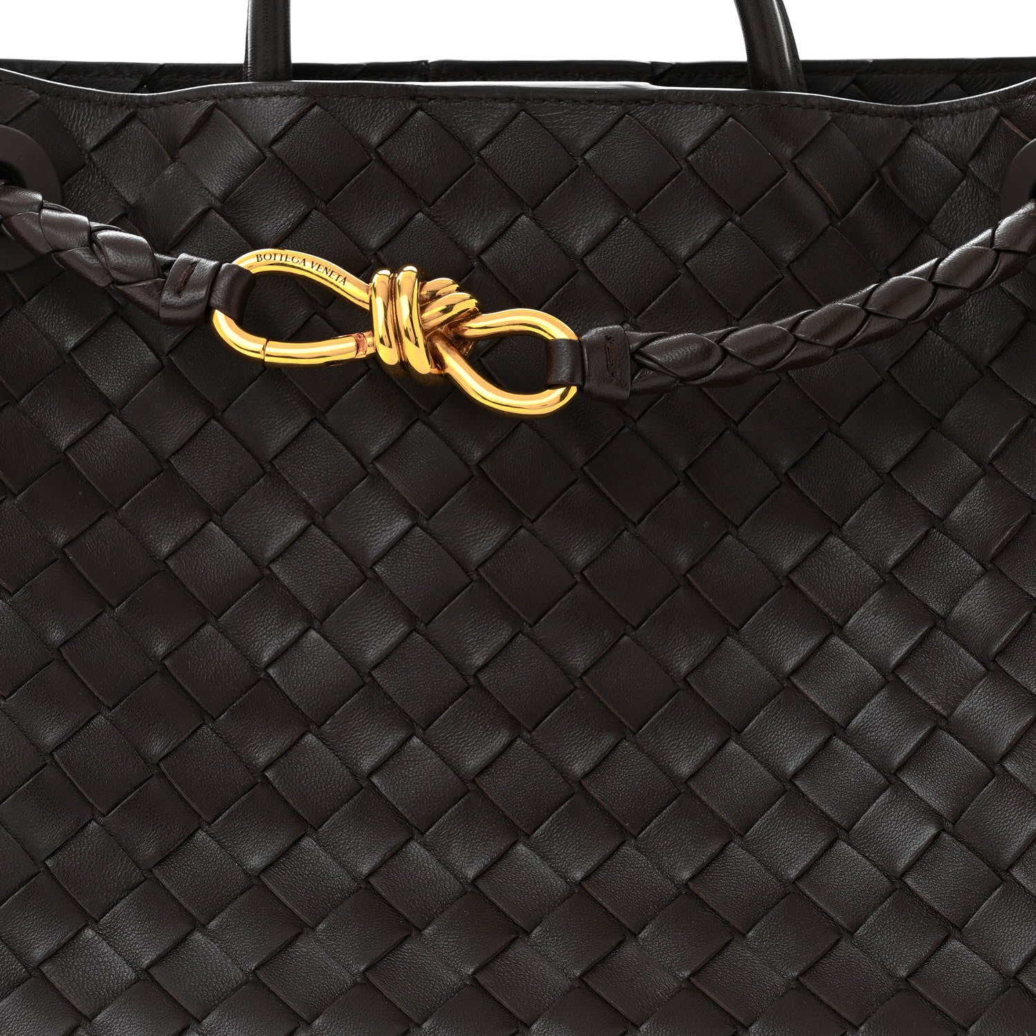 Bottega Veneta Nappa Intrecciato Medium Andiamo Shoulder Bag Fondant 7 of 9