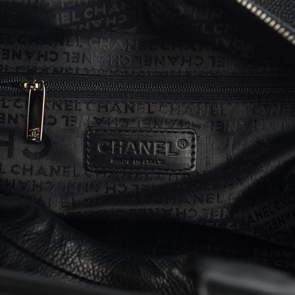 Chanel Caviar Square Stitched Medium Tote Black 6 of 7