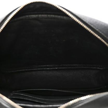 Saint Laurent Grain De Poudre Matelasse Monogram Mini Lou Camera Bag Dark Smog 5 of 11