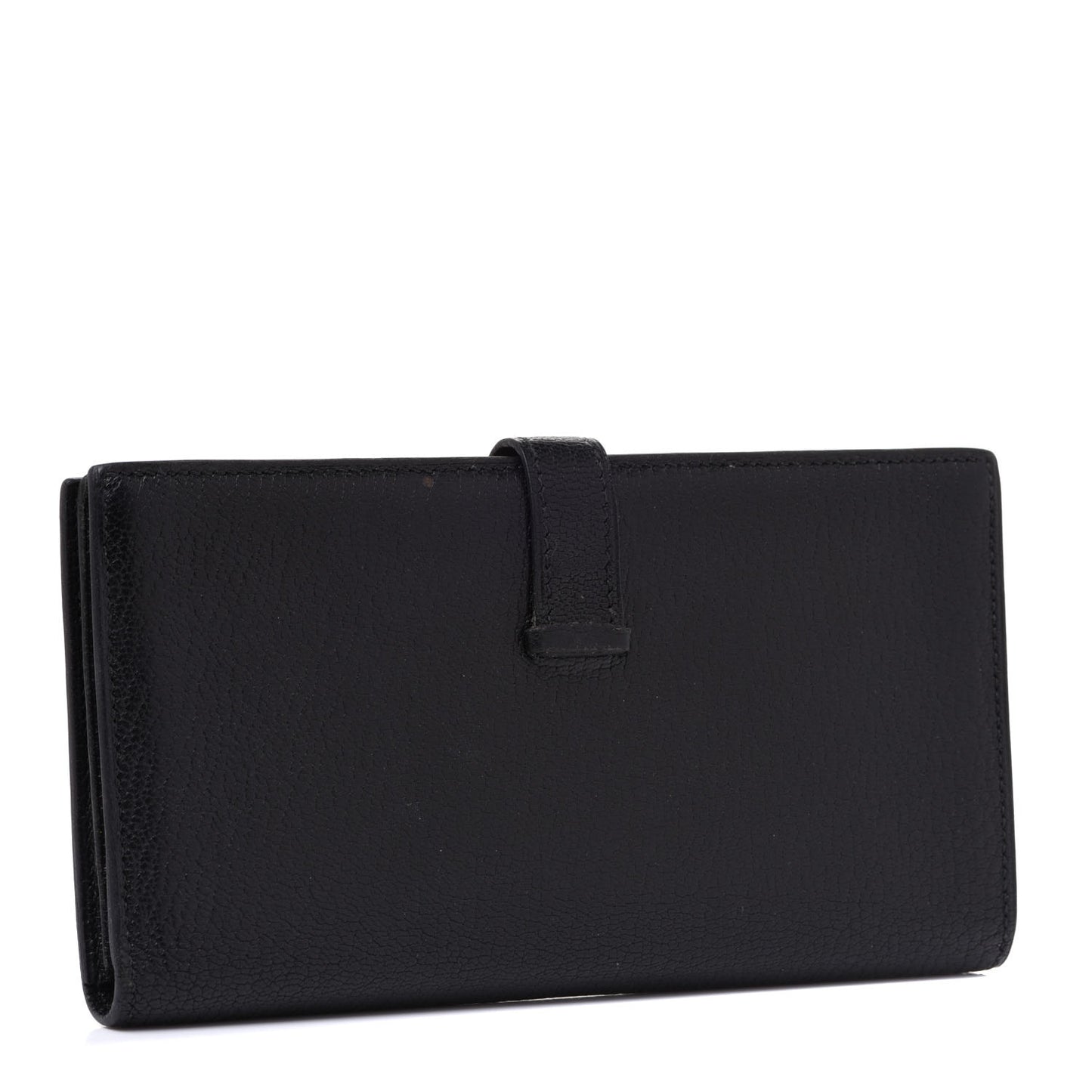 Chevre Mysore Bearn Gusset Wallet Black