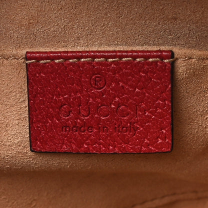 Gucci GG Supreme Monogram Flora Web Mini Ophidia Shoulder Bag Red 6 of 11