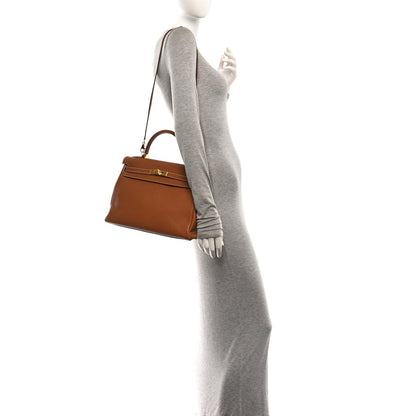 Hermes Togo Kelly Retourne 32 Gold 2 of 11