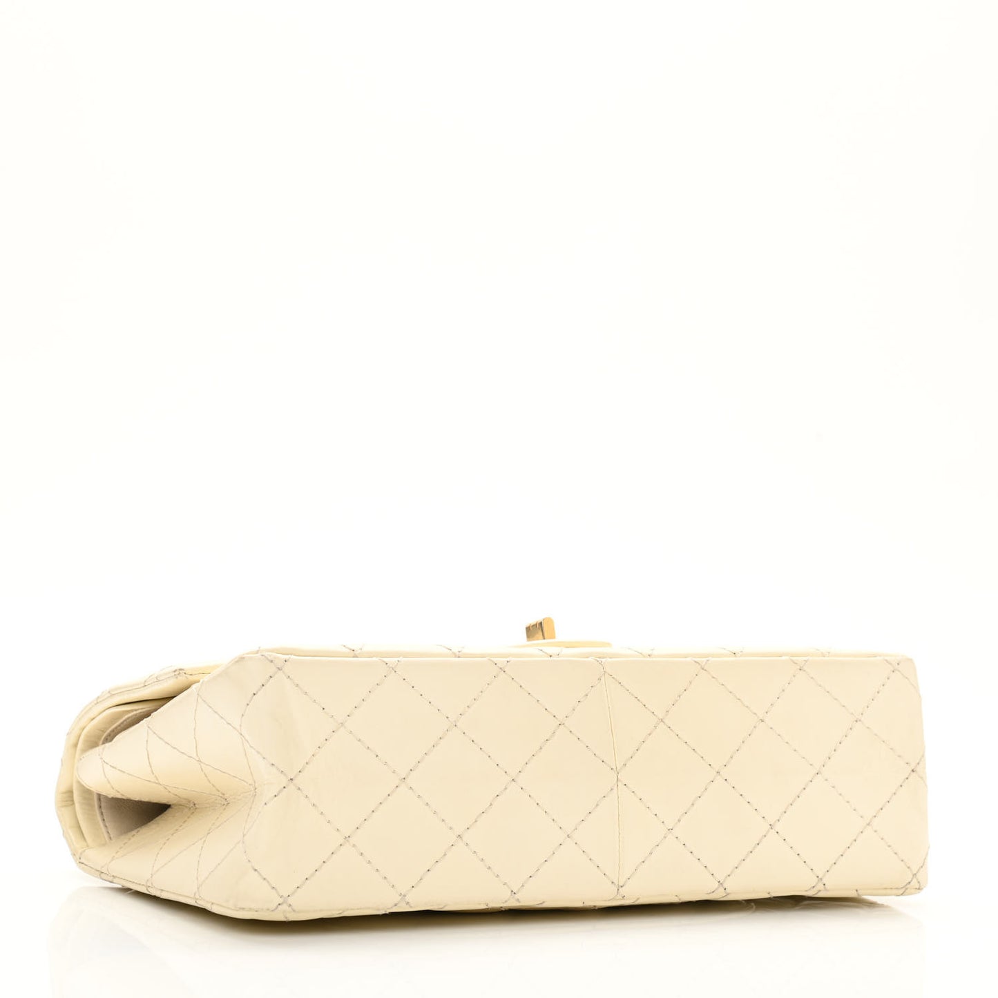 Aged Calfskin Quilted 2.55 Reissue 226 Flap Ivory