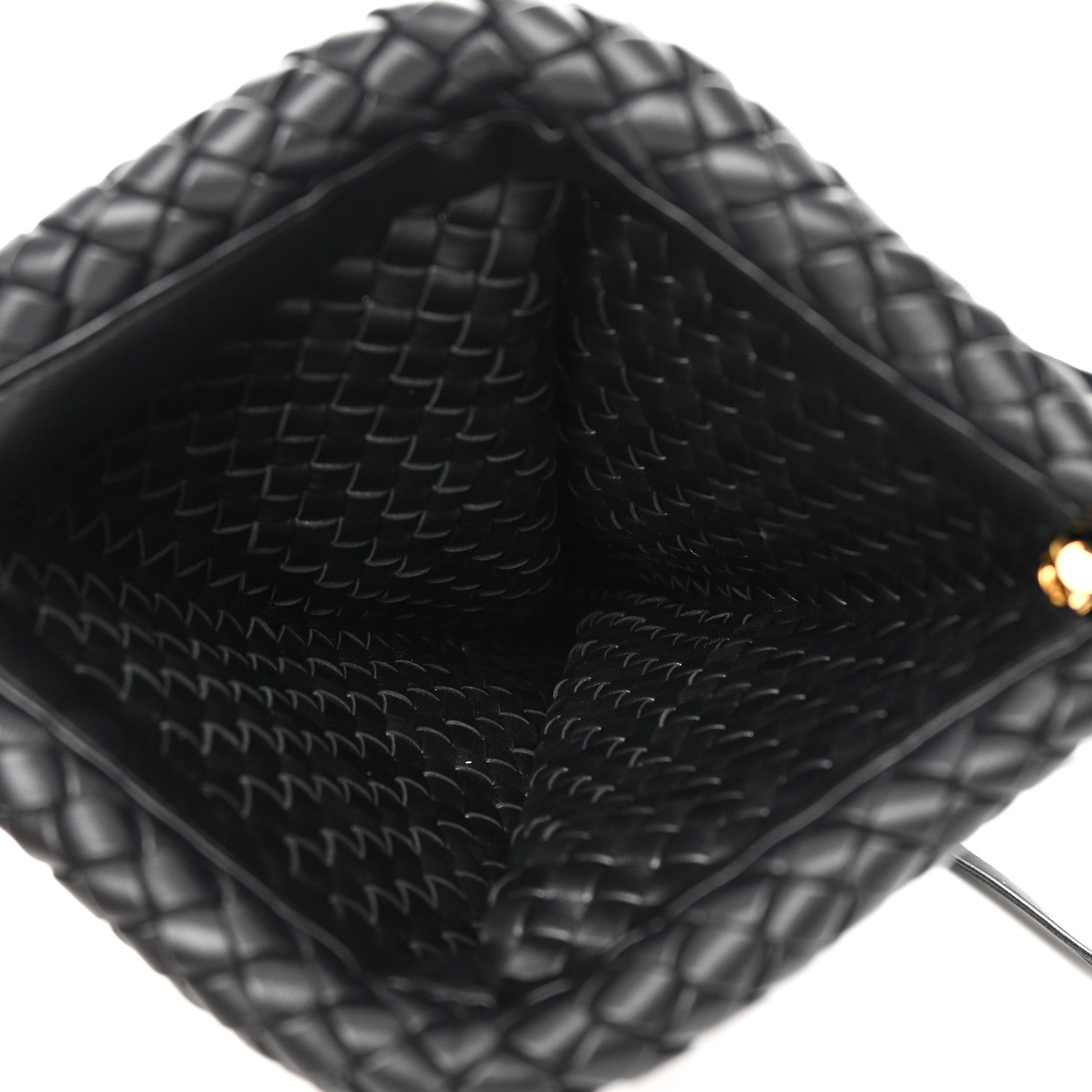 Bottega Veneta Nappa Intrecciato The Fringe Crisscross Bag Black 4 of 11